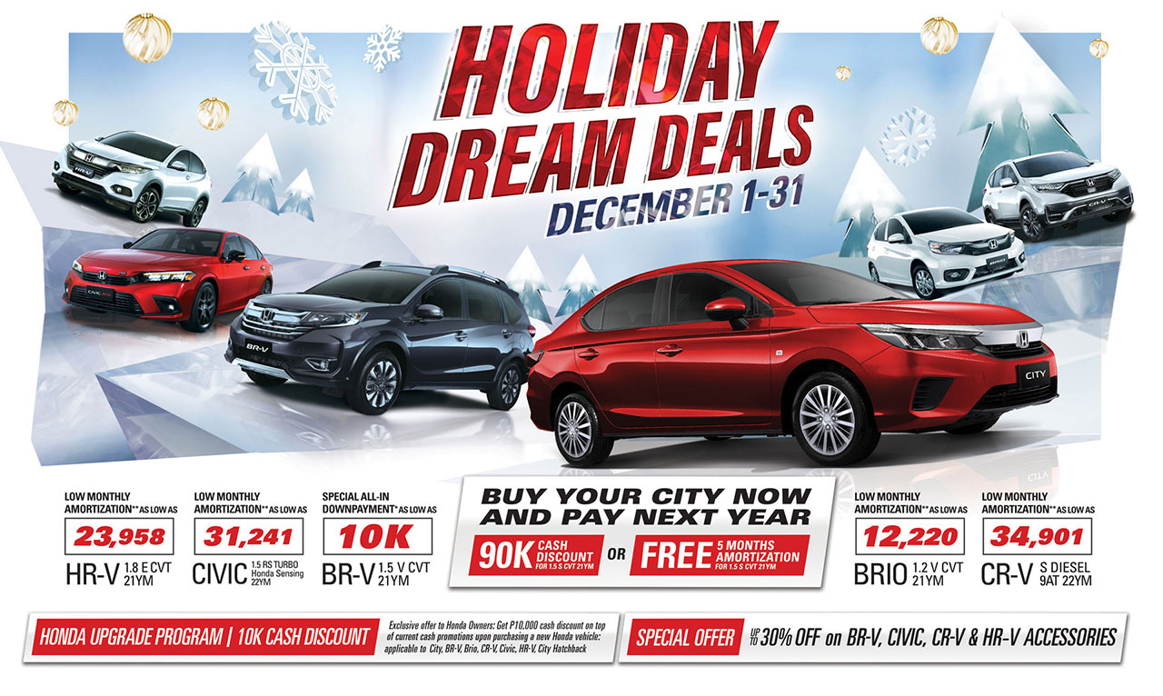 Industry News Honda Offers ‘Holiday Dream Deals’, Holds Mall Display